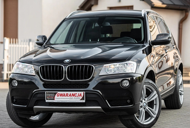 BMW X3 cena 49900 przebieg: 301645, rok produkcji 2013 z Pionki małe 232
